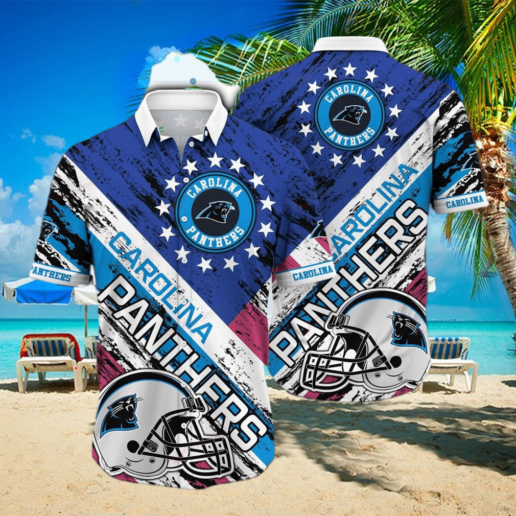 Carolina Panthers NFL Hawaiian Shirt Button Shirt Carolina Panthers NFL Hawaiian Shirt Button Shirt