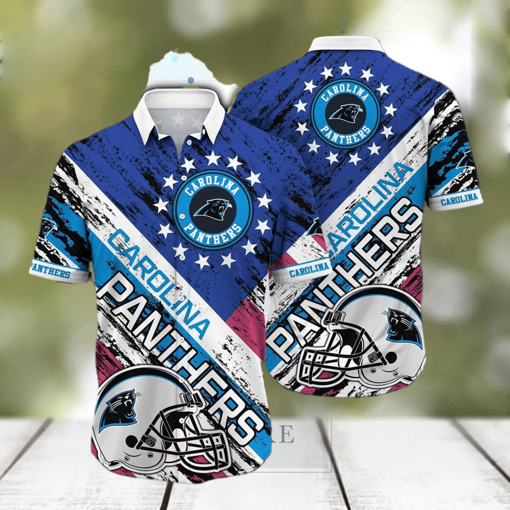 Carolina Panthers NFL Hawaiian Shirt Button Shirt Carolina Panthers NFL Hawaiian Shirt Button Shirt
