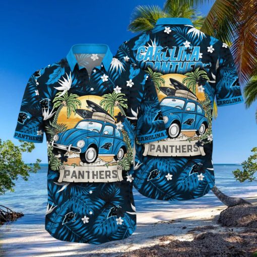 Carolina Panthers NFL Hawaiian Shirt High Temperaturestime Aloha Shirt