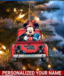 Carolina Panthers NFL Mickey Ornament Personalized Your Name SP12102335ID05