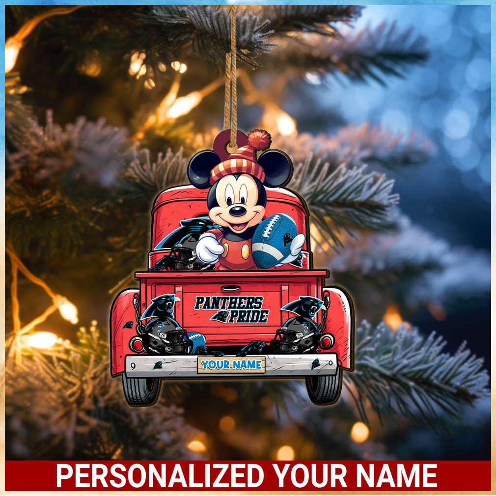 Carolina Panthers NFL Mickey Ornament Personalized Your Name SP12102335ID05 Carolina Panthers NFL Mickey Ornament Personalized Your Name SP12102335ID05