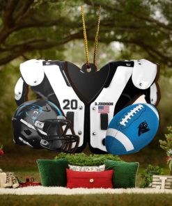 Carolina Panthers NFL Sport Ornament Custom Your Name And Number