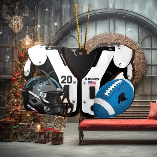 Carolina Panthers NFL Sport Ornament Custom Your Name And Number