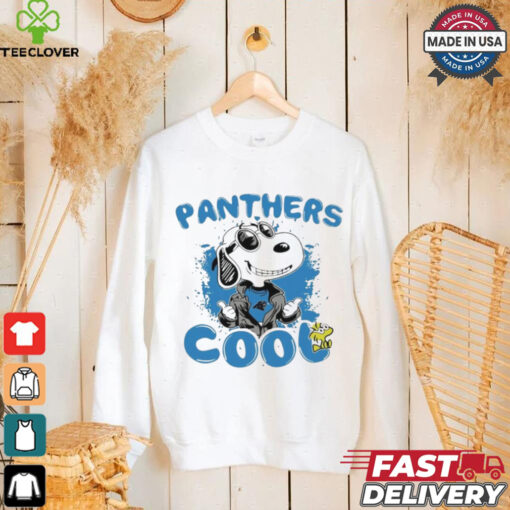 Carolina Panthers NFL Team Snoopy Joe Cool T Shirt