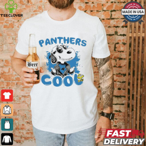 Carolina Panthers NFL Team Snoopy Joe Cool T Shirt