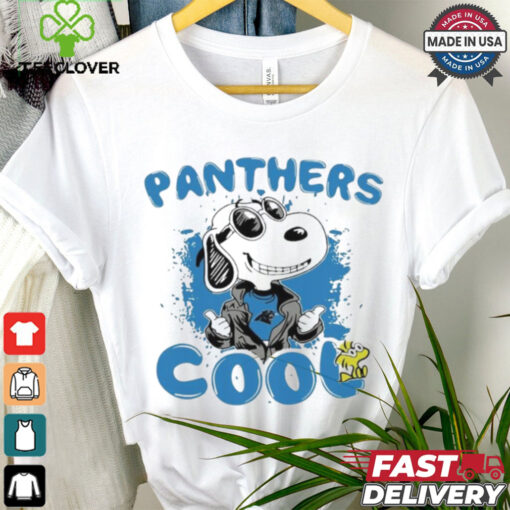 Carolina Panthers NFL Team Snoopy Joe Cool T Shirt