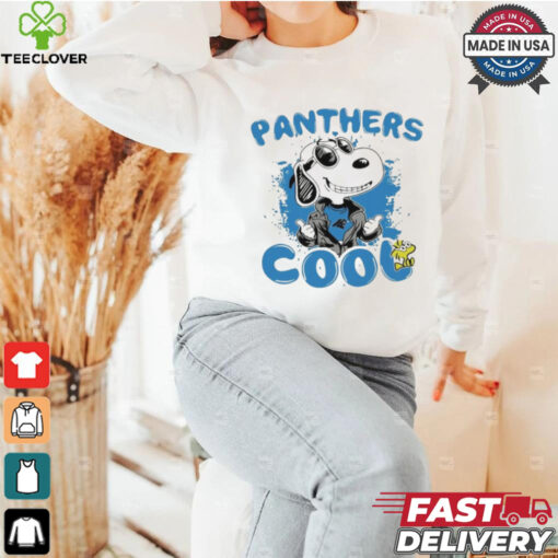 Carolina Panthers NFL Team Snoopy Joe Cool T Shirt
