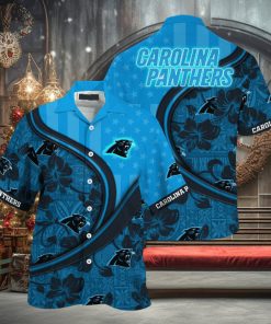 Carolina Panthers NFL Us Flag Hawaiian Shirt Custom Summer Aloha Shirt