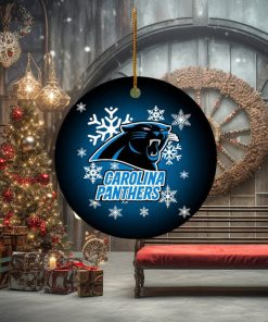 Carolina Panthers NFL Xmas Gifts For Fan Christmas Tree Decorations Ornament