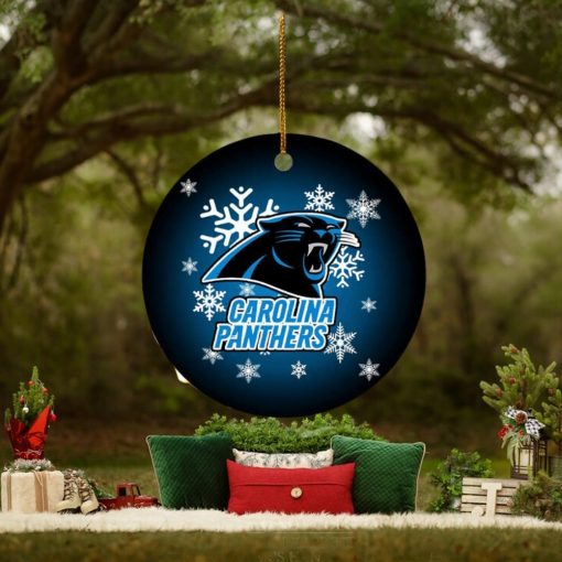 Carolina Panthers NFL Xmas Gifts For Fan Christmas Tree Decorations Ornament