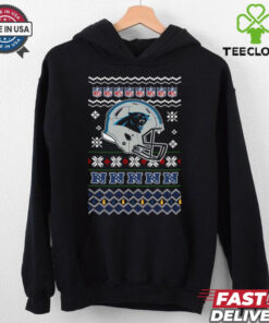 Carolina Panthers NFL football Christmas helmet shirt