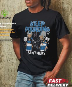 Carolina Panthers NFL x Homage x Beavis and Butt Head Unisex Tri Blend T Shirt