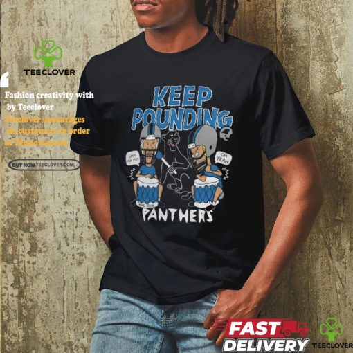 Carolina Panthers NFL x Homage x Beavis and Butt Head Unisex Tri Blend T Shirt