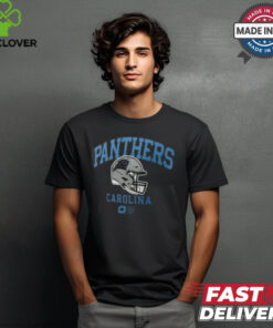 Carolina Panthers Nike Anthracite Helmet Essential T Shirt