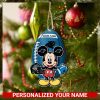 Personalized Grinch Family With Name Christmas Ceramic Ornament