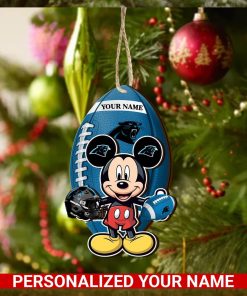 Carolina Panthers Personalized Your Name Mickey Mouse And NFL Team Ornament SP161023164ID03