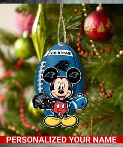 Carolina Panthers Personalized Your Name Mickey Mouse And NFL Team Ornament SP161023164ID03