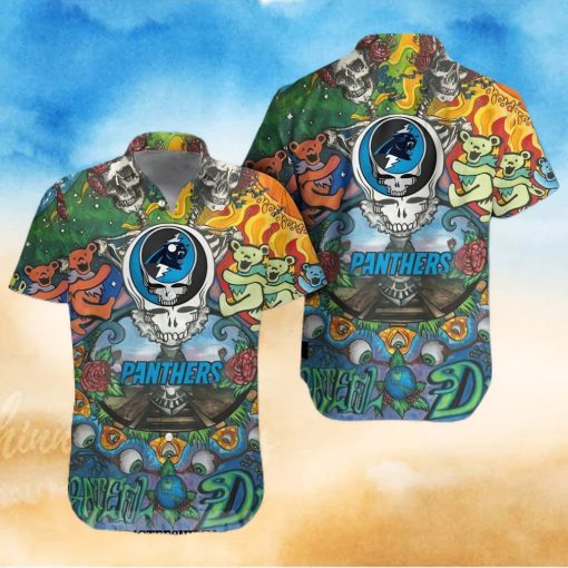 Carolina Panthers Short 8 Summer Set Hawaiian Shirt