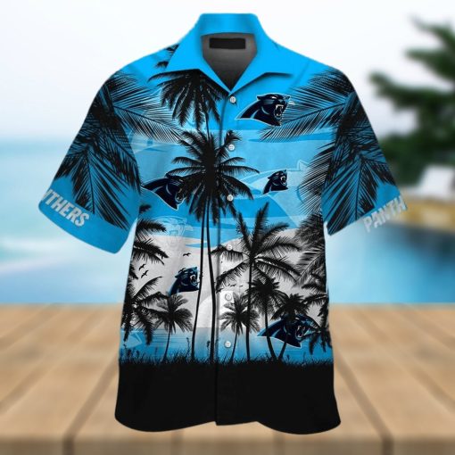 Carolina Panthers Short Sleeve Button Up Tropical Aloha Hawaiian Shirts For Men Women Shirt