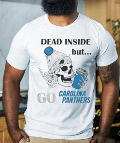 Carolina Panthers Skeleton Dead Inside But Panthers Logo T hoodie, sweater, longsleeve, shirt v-neck, t-shirt