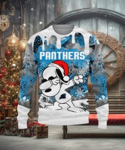 Carolina Panthers Snoopy Dabbing The Peanuts Sports Football American Christmas Dripping Matching