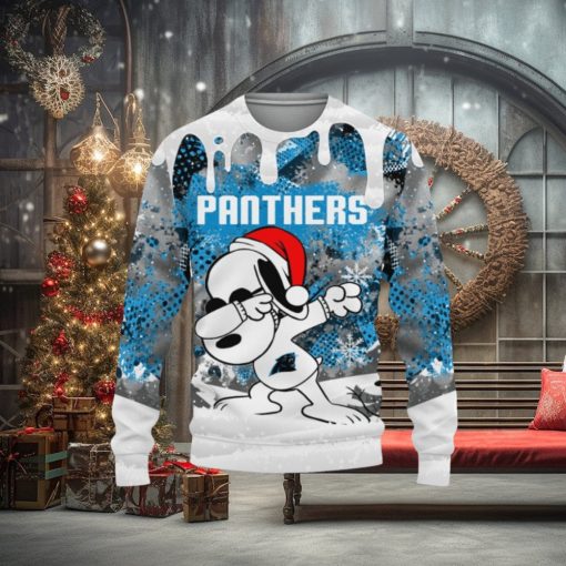 Carolina Panthers Snoopy Dabbing The Peanuts Sports Football American Christmas Dripping Matching