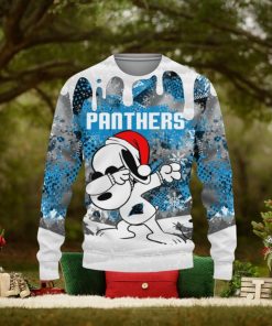 Carolina Panthers Snoopy Dabbing The Peanuts Sports Football American Christmas Dripping Matching