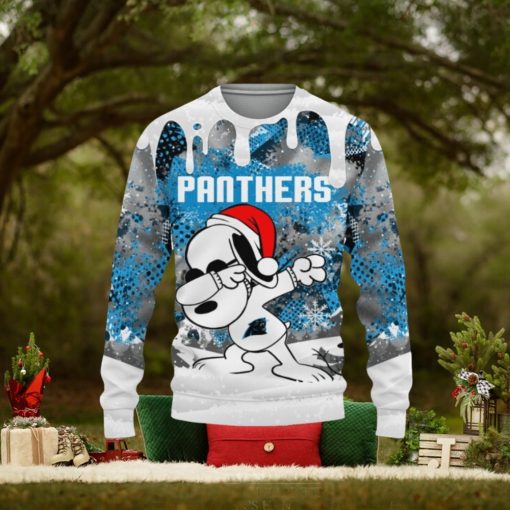 Carolina Panthers Snoopy Dabbing The Peanuts Sports Football American Christmas Dripping Matching