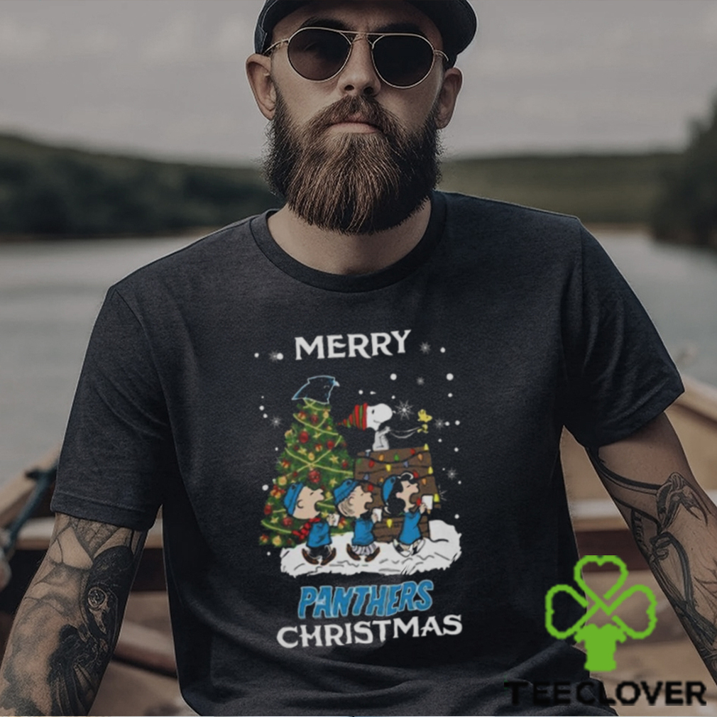 Carolina Panthers Snoopy Family Christmas Shirt Carolina Panthers Snoopy Family Christmas Shirt