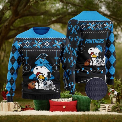Carolina Panthers Snoopy Girl Limited Edition Men’s And Women’s Ugly Sweater For Fans