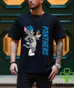 Carolina Panthers T Shirt Print Tom And Jerry Nfl Tom And Jerry Tshirt For Fans