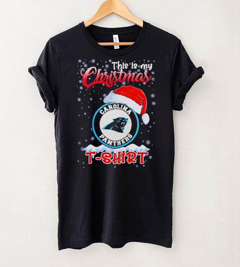 Carolina Panthers This Is My Christmas NFL t shirt Carolina Panthers This Is My Christmas NFL t shirt