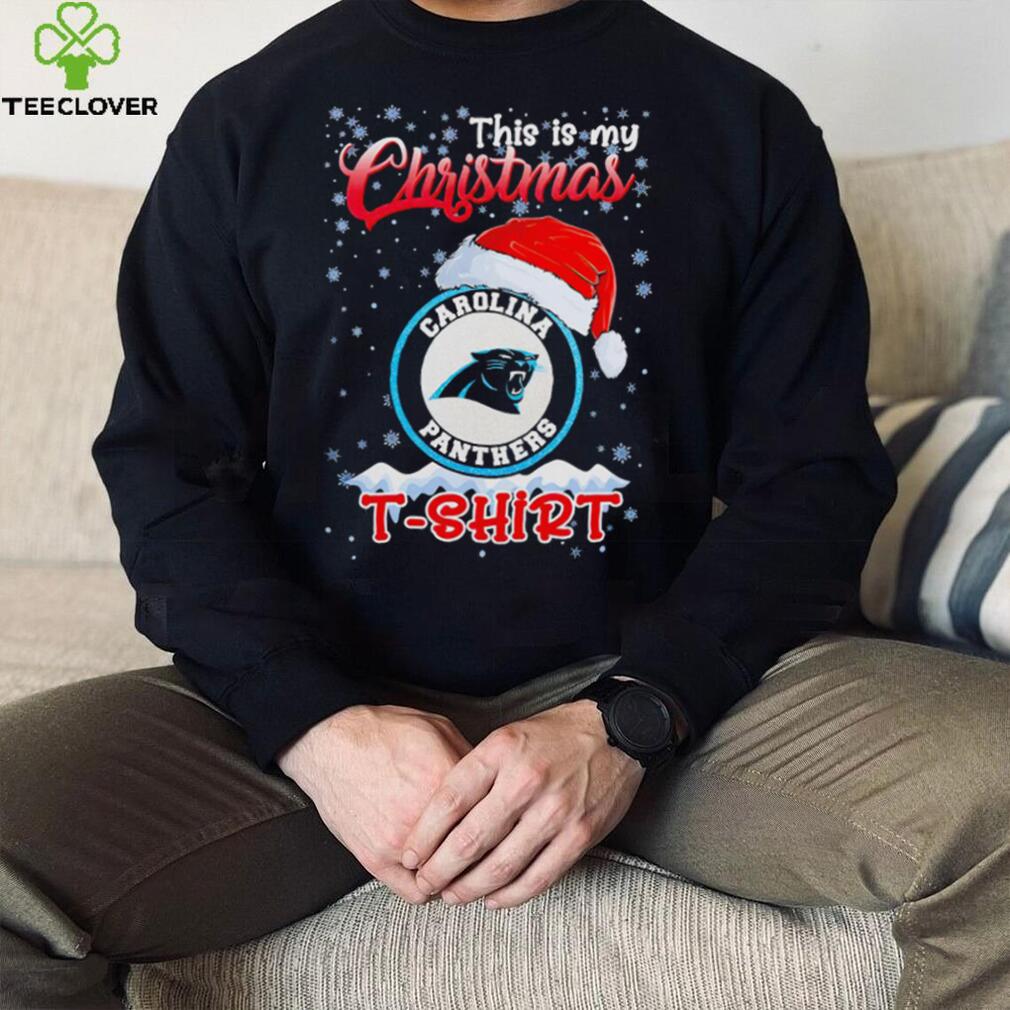 Carolina Panthers This Is My Christmas NFL t shirt Carolina Panthers This Is My Christmas NFL t shirt