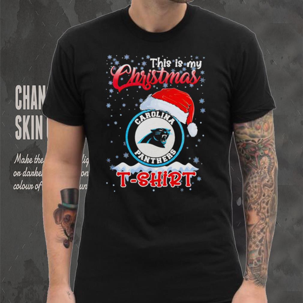 Carolina Panthers This Is My Christmas NFL t shirt Carolina Panthers This Is My Christmas NFL t shirt