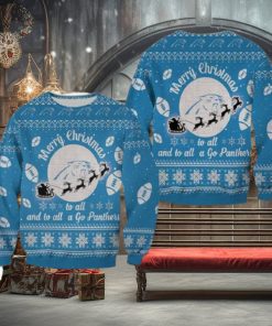 Carolina Panthers Ugly Christmas Sweater Party All Are Welcome to Join the Festive Festivities