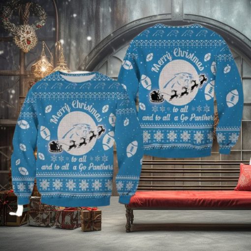 Carolina Panthers Ugly Christmas Sweater Party All Are Welcome to Join the Festive Festivities