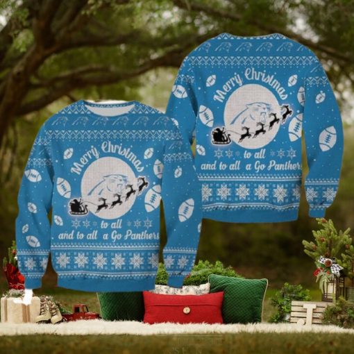 Carolina Panthers Ugly Christmas Sweater Party All Are Welcome to Join the Festive Festivities