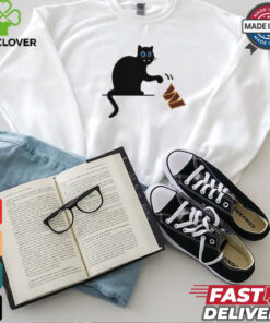 Carolina Panthers black cat push Washington Commanders shirt