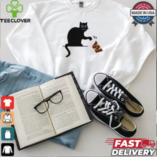 Carolina Panthers black cat push Washington Commanders shirt