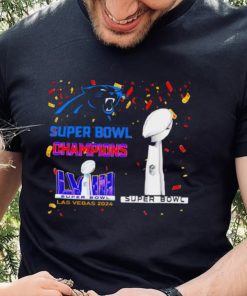 Carolina Panthers football Super Bowl Champions Las Vegas 2024 logo shirt 6 Carolina Panthers football Super Bowl Champions Las Vegas 2024 logo shirt