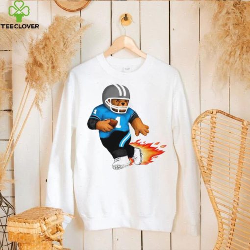 Carolina Panthers football bear fire hoodie, sweater, longsleeve, shirt v-neck, t-shirt