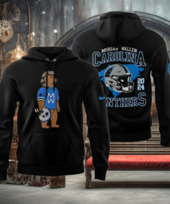 Carolina Panthers x Morgan Wallen 2024 Black Hoodie1