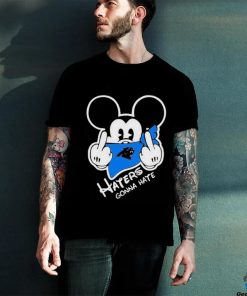 Carolina panthers haters gonna hate mickey mouse shirt