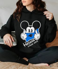 Carolina panthers haters gonna hate mickey mouse shirt