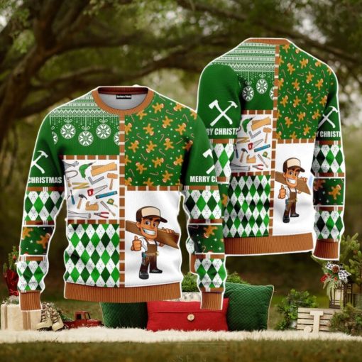 Carpenter Christmas Unisex Ugly Sweater For Men Women