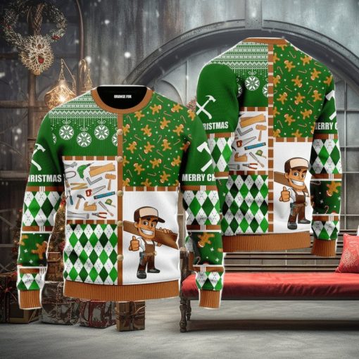 Carpenter Ugly Christmas Sweater For Men And Women