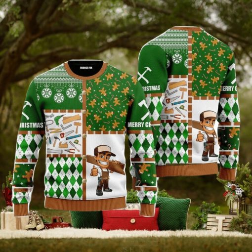 Carpenter Ugly Christmas Sweater For Men And Women
