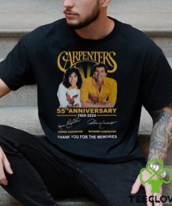 Carpenters 55th Anniversary 1969 2024 Thank You For The Memories T Shirt