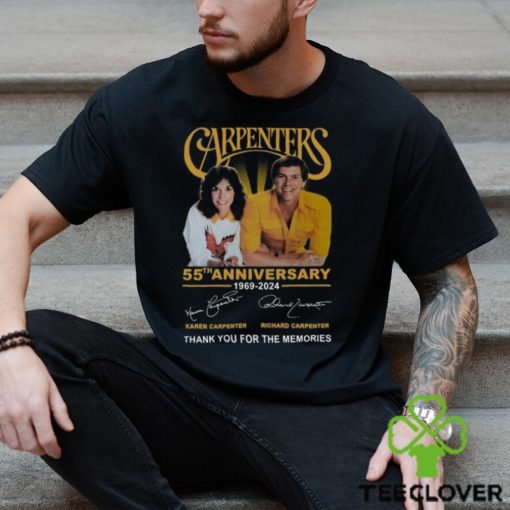 Carpenters 55th Anniversary 1969 2024 Thank You For The Memories T Shirt