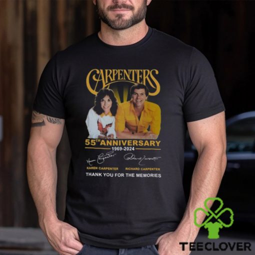 Carpenters 55th Anniversary 1969 2024 Thank You For The Memories T Shirt